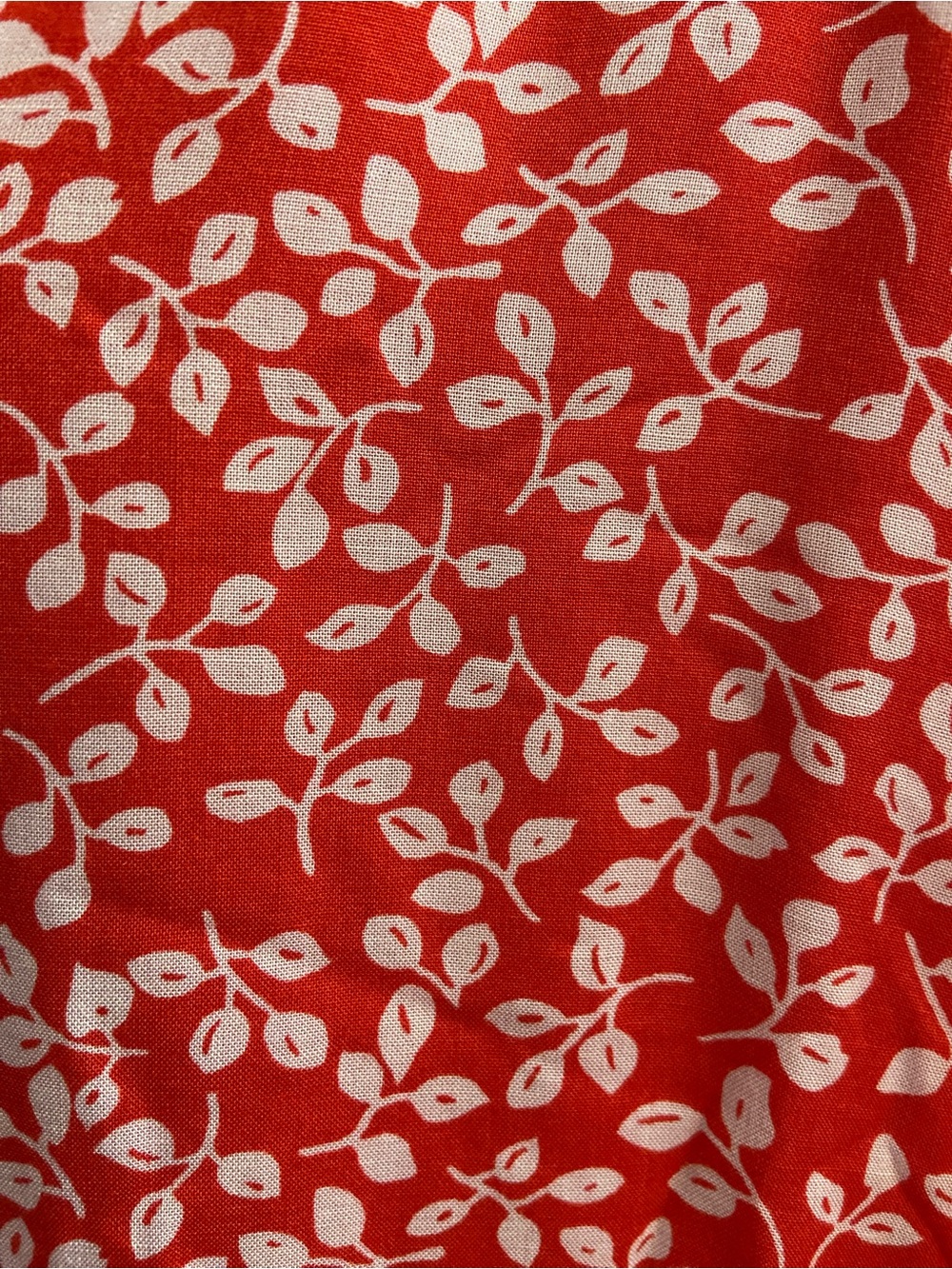 Draper James Red Floral Long-Sleeve V-Neck Dress - Picture 2 of 6